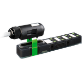 EXACT8, 8XM8, 3 POLE PLUG. CAP, SPRING-TERM. 3.0m PUR 8x0,34+2x0,75,