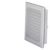 Outlet filter, cutout: B: 125 mm, H: 125 mm, RAL 7035, IP54