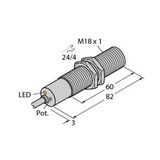 Flow Monitoring Immersion Sensor with Integrated Processor   FCS-M18-AP8X