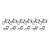 6 hooks for LED panel 120×30 cm
