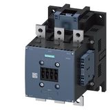 Contactor, AC-3e, 110 kW/400 V, 72 V DC, 0.7-1.25*Us, 2 NO + 2 NC, 3-pole