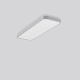 TRIONA rectangle, 77 W, 9700 lm, 840, silver, DALI Ceiling and wall lu