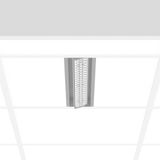TX-MOVE, 18...39 W, 2700...5200 lm, 830, silver, DALI Recessed project