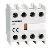 Auxiliary contact front-type for CUBICO, 1NO+1NC