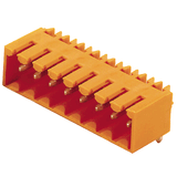 PCB plug-in connector, male header, closed side, THT solder connection, 3.50 mm, Number of poles: 11, 90°, Solder pin length (l): 4.5 mm, tinned, black, Box