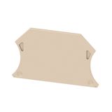 End plate for terminal blocks 2.5-10 mm²