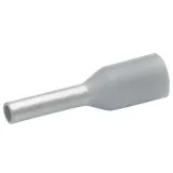 Insulated wire end ferrule, 0.75 mm², 14 mm/8 mm long, DIN 46228/4, gray, 4708