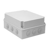 Hermetic box with glands