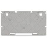 Separator plate 2 mm thick 110.3 mm wide gray