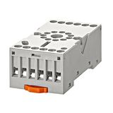 Socket, screw connection, 11 pole, 12A for 3 pole MU relays