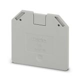 End cover D-UT 16 47.3×2.2×52.8mm Grey