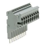 Modular TOPJOB®S connector modular for jumper contact slot gray