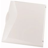 BCZ-A-TW-2/26 Plastic door, white, for 2-row distribution board