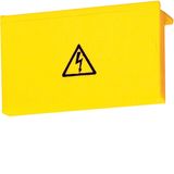 Insulating strip for motor starters busbars