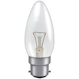 Incandescent Bulb 40W Clear Candle B22