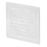 Zinc coated steel sheet grille, with anti-insect net