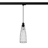 HANGING LAMP 3 PHASE SUB BLACK E14 4000K 7.5W 680LM