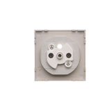 Triple switch, (module), 10AX, quick connection, Silver matt, metalic