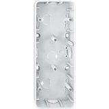 Surface Mount Box Merten 3-Gang White 519319
