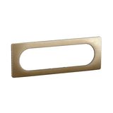 PLATE 3G LARGE SATIN BRONZE