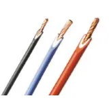Silicone-switching strand, highly flexible, halogen free, Cableline, 2.5 mm², 651 x 0.07 mm, red, outer Ø 4.6 mm, 61.7667-10022