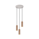 Soka pendant 3-pc GU10 coffee/warm grey