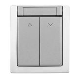 Blinds switch, cage clamps, VISIO IP54