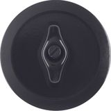 Centre plate toggle, 1930, black glossy