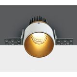 BRASS LED 3W WW 36deg 350mA IP20 DARK LIGHT TRIMLESS