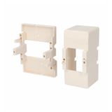 Cover 3432 for 2 modules, on a DIN rail
