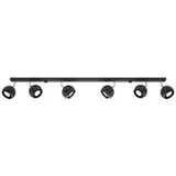 CEILING LAMP OCULARE 6L BLACK GU10 6X40W IP20