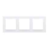 Triple frame, white