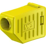 4 mm insulating grommet, solder connection, yellow, 22.2060-24