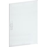 Door, univers, right, slotted, RAL 9010, for enclosure IP3X 800x550mm