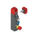 NG series safety switch with lock and integrated control devices, with actuator