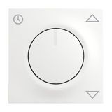 Busch-Timer®, Control elements impuls, Cover plate for Comfort Blind insert, studio white, matt