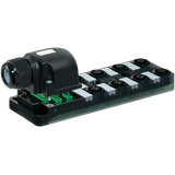EXACT12, 8XM12, 5-POLE, CAP, PLUG. SCREW TERM. Self wireable, no LED