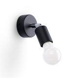 WALL LAMP FORNES 1 BLACK E27 1X60 IP20
