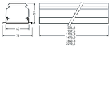 Mechanical accessories 765... E-Line Next Fix Aluminium I 7223100
