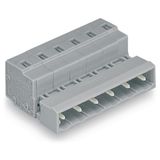 1-conductor male connector CAGE CLAMP® 2.5 mm² gray