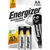 Alkaline battery LR6 (AA) 1.5V 2900mAh Alkaline Power Energizer 2pcs blister