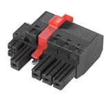 PCB plug-in connector, female plug, 7.62 mm, Number of poles: 5, 180°, PUSH IN with actuator, PUSH IN without actuator, Clamping range, max. : 10 mm², Box