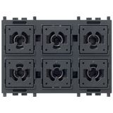 6-buttonKNX Secure control Flat/Tondo 3M