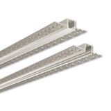 Built-in aluminum profile AG for plasterboard, 53x14mm, without diffuser, 2m