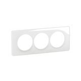 PLATE 2X3 GANG MAT BLACK