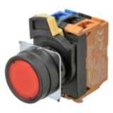 Pushbutton A22NL Ã˜22, bezel plastic, FLAT, Alternate, CAP COLOR Transp A2223469M