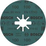 X-LOCK Fibre sanding discs, Ø125mm, G 100, R574, Best for Metal, 1pcs