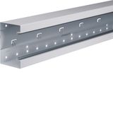 Wall trunking base front mounted BRS 85x130mm lid 80mm of sheet steel