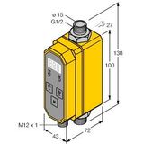 Flow Rate Monitoring Inline Sensor with Integrated Processor   FTCI-G1/2D15A4P-2UP8X-H1141/D228