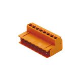 PCB plug-in connector, male plug, 5.08 mm, Number of poles: 10, 180°, Clamping yoke connection, Clamping range, max. : 1.5 mm², Box